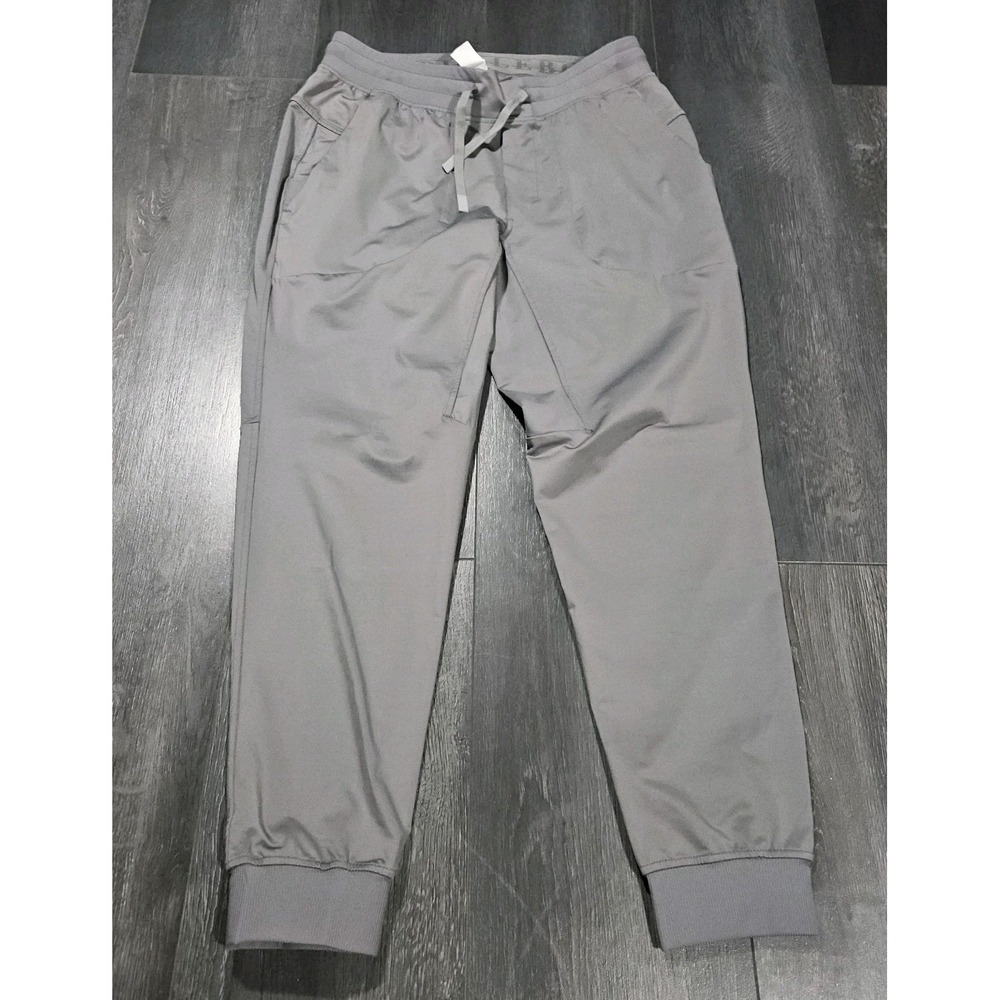 Burlebo Performance Jogger Pant Men S Gray Stretch Drawstring Sports Preppy